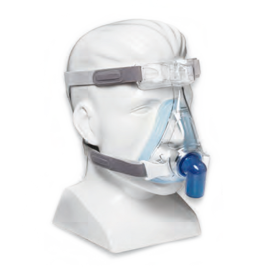 Philips CPAP Maske Amara Gel SE Full Mund-Nasenmaske ohne Ausatemventil & mit Kopfband, Atemmaske