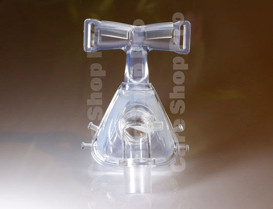 Hoffrichter standard næsemaske med ventil - inkl. hovedbånd og maske pude, fås i S, M eller L