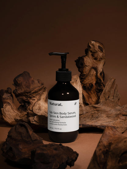 Natural. Silk Skin Body Serum, Spices & Sandalwood