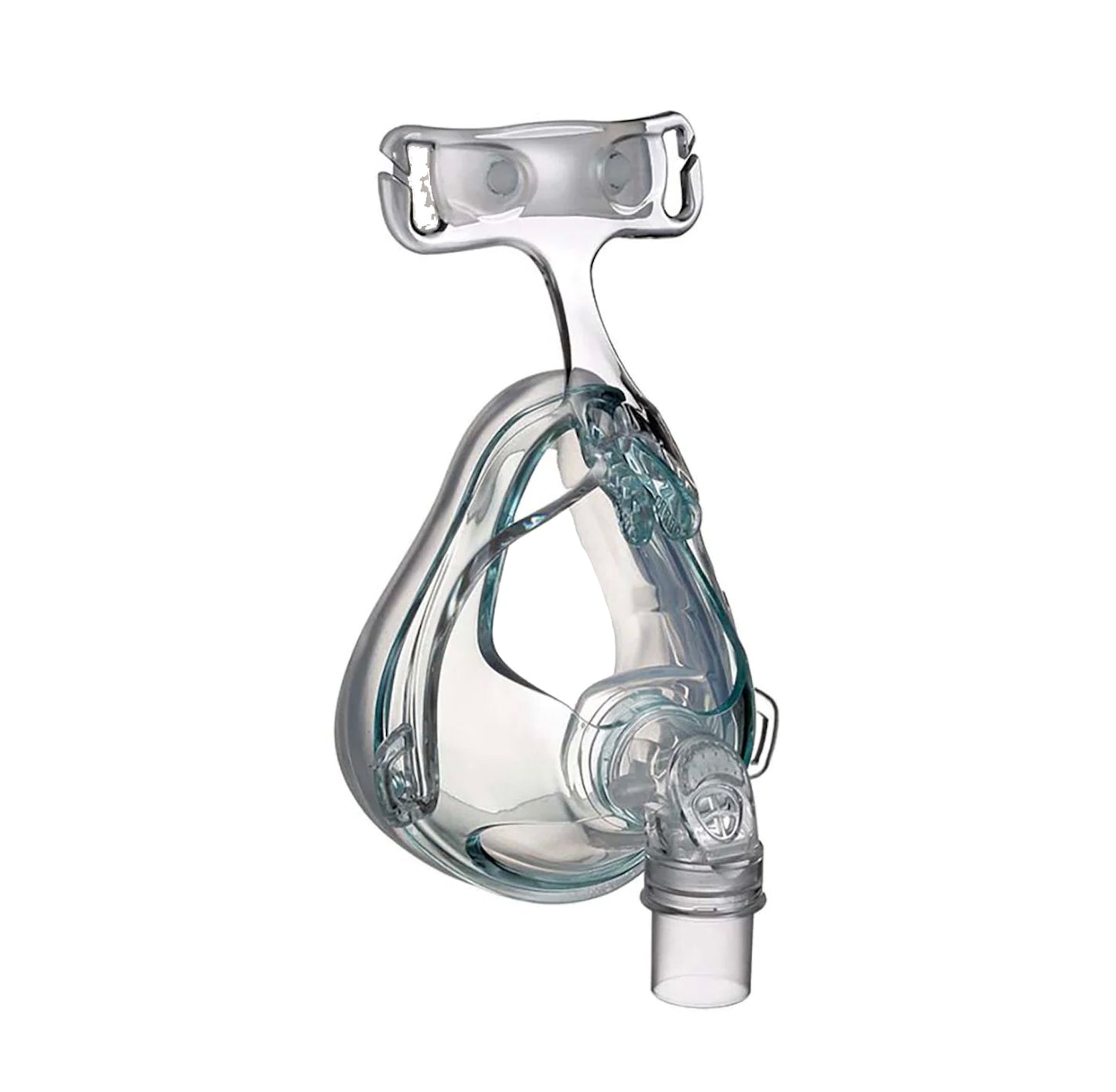 Hoffrichter Cirri Comfort Mund-Nasenmaske NIPPV - inkl. Kopfband und Maskenkissen , erhältlich in S, M oder L - Full Face CPAP Mask - ohne Ventil (NV) für nicht -invasiven Beatmung