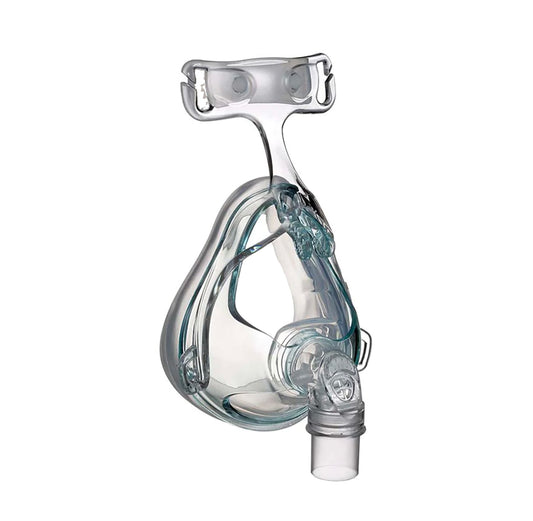 Hoffrichter Cirri Comfort mond-neusmasker NIPPV - inclusief hoofdband en maskerkussen, verkrijgbaar in S, M of L - CPAP volgelaatsmasker - zonder ventiel (NV) voor niet-invasieve ventilatie 