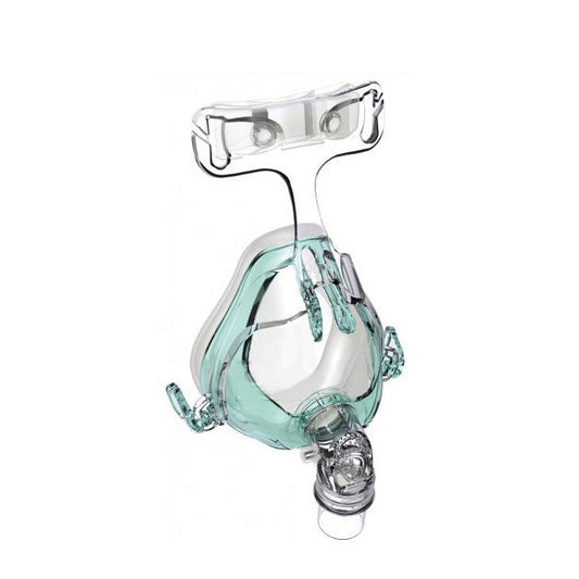 Hoffrichter Cirri Comfort mond-neusmasker - inclusief hoofdband en maskerkussen, verkrijgbaar in S, M of L - CPAP-volgelaatsmasker - met ventiel (NV) voor niet-invasieve ventilatie 