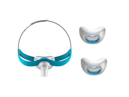 Fisher &amp; Paykel Evora compact neusmasker Fit Pack- CPAP slaaptherapie neusmasker incl. maskerkussentje S/M/L 