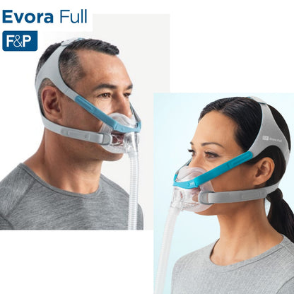 Fisher &amp; Paykel Evora Full Face Mask - Full Face CPAP Sleep Therapy Mask - Fitpack including all 3 sizes 