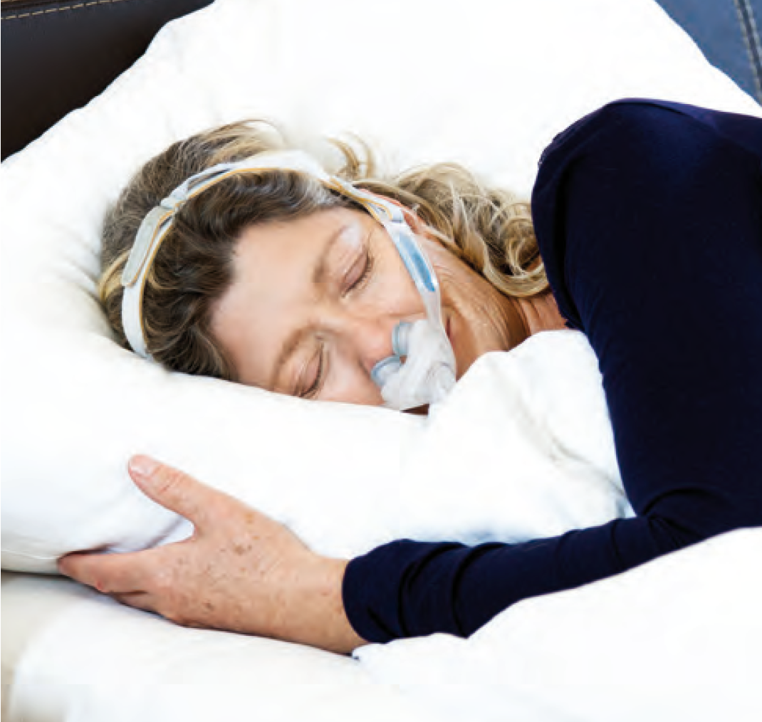 Philips Respironics Nuance Pro Gel Pillow Nasal Pillow Mask (with exhalation valve, gel pad frame and headgear)