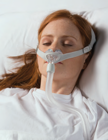 Philips Respironics - neue Nuance Gel Pillow (mit Ausatemventil, Stoff rahmen und Kopfband