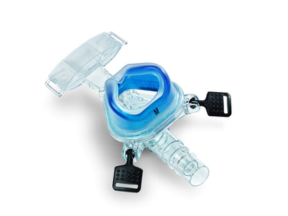 Philips CPAP Maske ComfortGel Blue Nasenmaske, Atemmaske (mit Ausatemventil und mit Kopfband)