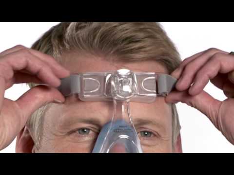 Philips CPAP Maske Amara Gel Full Mund-Nasenmaske, Atemmaske Ohne Auswentil