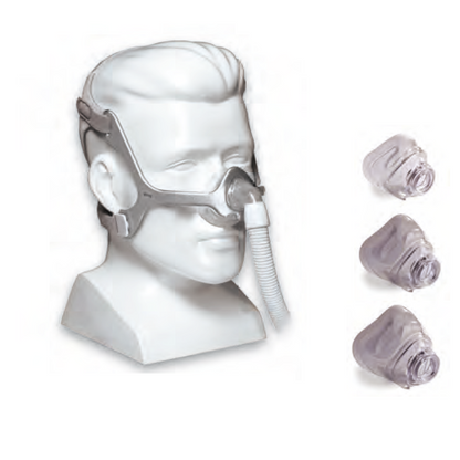 Philips CPAP Wisp neusmasker, ademmasker inclusief drie maskerkussens (S/M, L, XL)